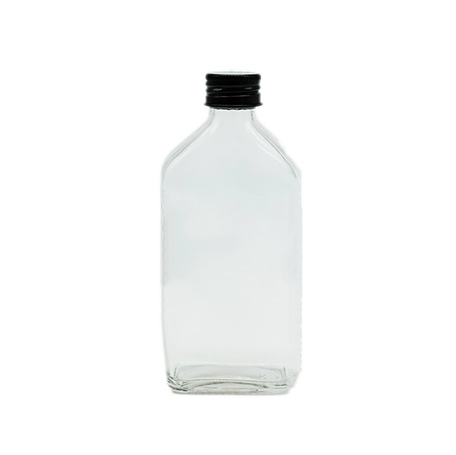 Flat Glass Coffee Bottle