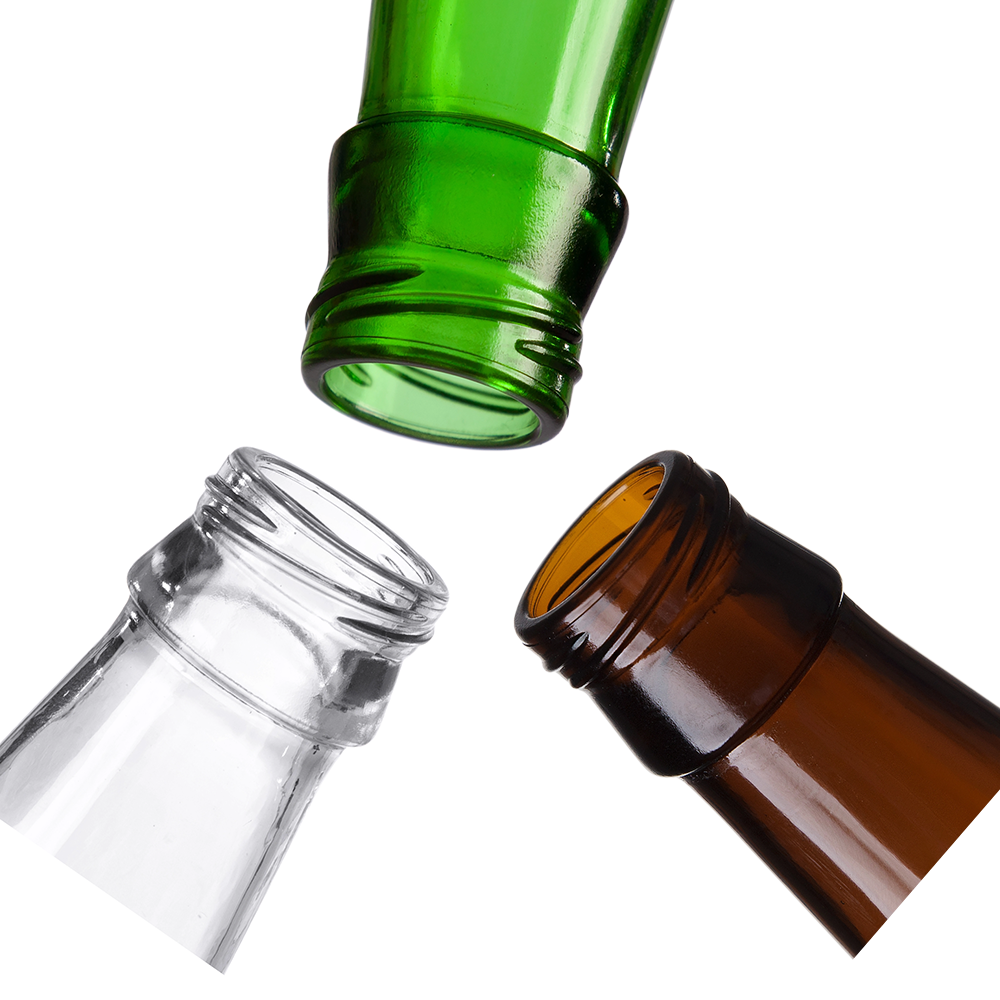 12 oz. (355 ml) Emerald Green/Amber/Flint Glass Long Neck Beer Bottle, Twist-Off Crown