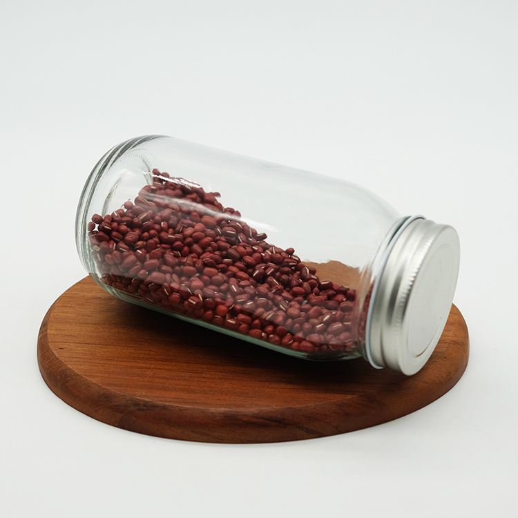 Wholesale Family Size Glass Mason Jar with 70mm or 86mm Screw Metal Lid