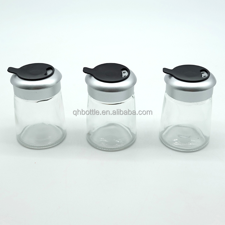 Spice Glass Bottle with Shaker Lid in Kitchen