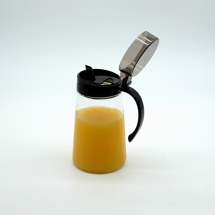 Flint Glass Jar Bottle with Pour Lid for Food Oil