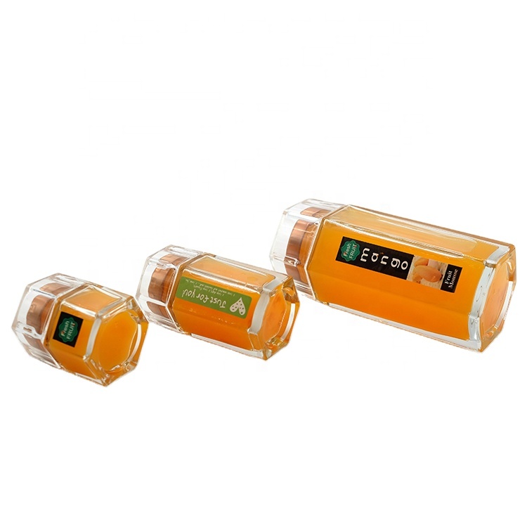 Various Size Luxury Glass Jar with Metal Lid