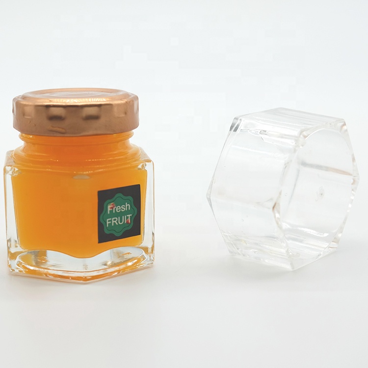Various Size Luxury Glass Jar with Metal Lid