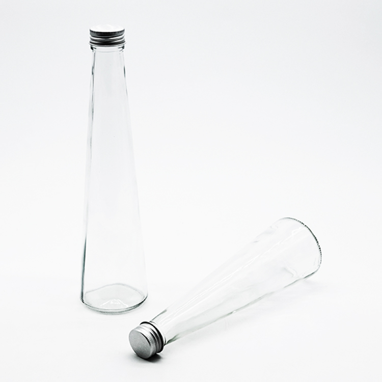 250ml 330ml Glass Connical Flask For Juice Beverage