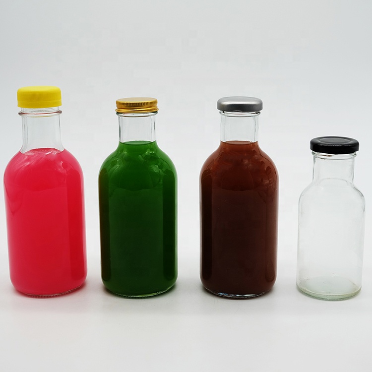 Glassic Clear Glass BBQ Bottle with Screw Cap