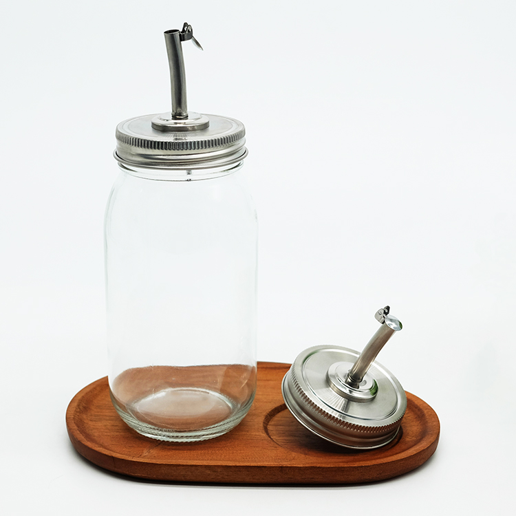 No-Drip Wine Pourer Oil Vinegar Bottle Stopper Spout Sets Oil Dispenser Pourer Spout Dispenser for Cooking Oil Vinegar Cruet Soy Sauce Olive Oil