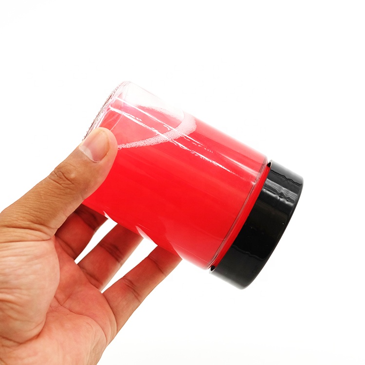 Clear/Frosted Glass Straight Sized Glass Jar with Plastic Lid