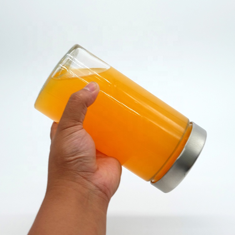 Large Storage Glass Ergo Jar with No-Leak Metal Lug