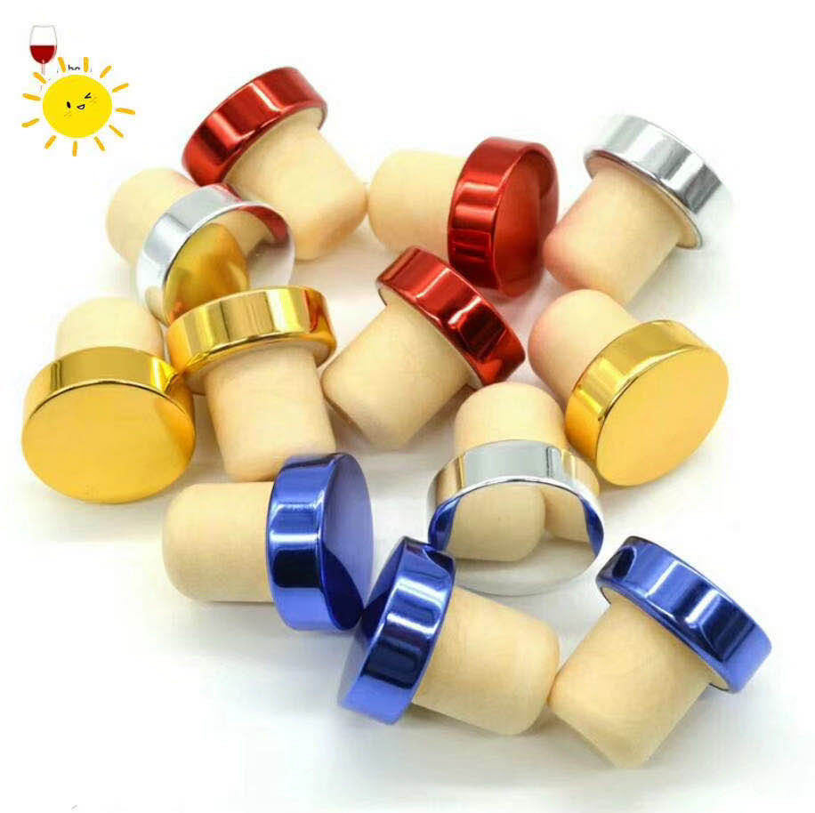 T Shaped Stopper Cork Black Wine Bottle Corks Wine Cork Wine Stopper Reusable Wine Bottle Stopper Sealing Plug Bottle Cap for Wine Beer Bottles DIY Craft