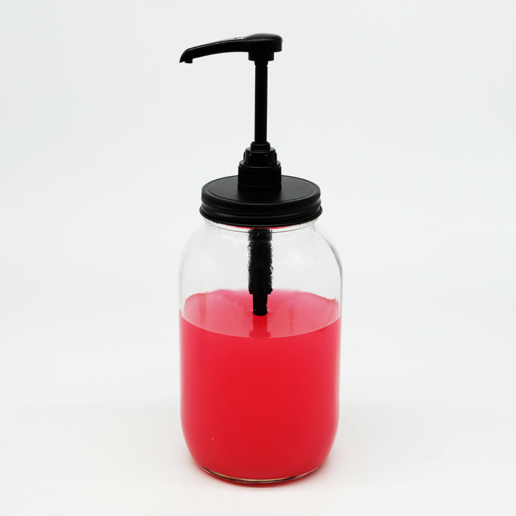Mason Canning Jar Syrup Dispenser Coffee Syrup Dispenser Pump Lids